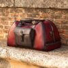 Leather Travel Duffle Bag - Image 2